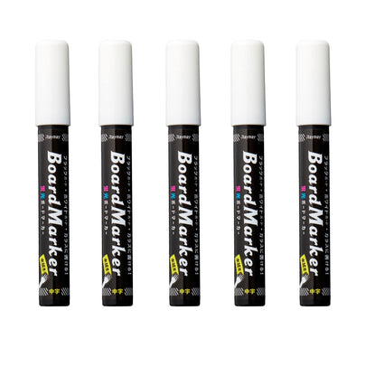 Raymay Fujii Fluorescent Black Board &amp; Whiteboard Marker Set