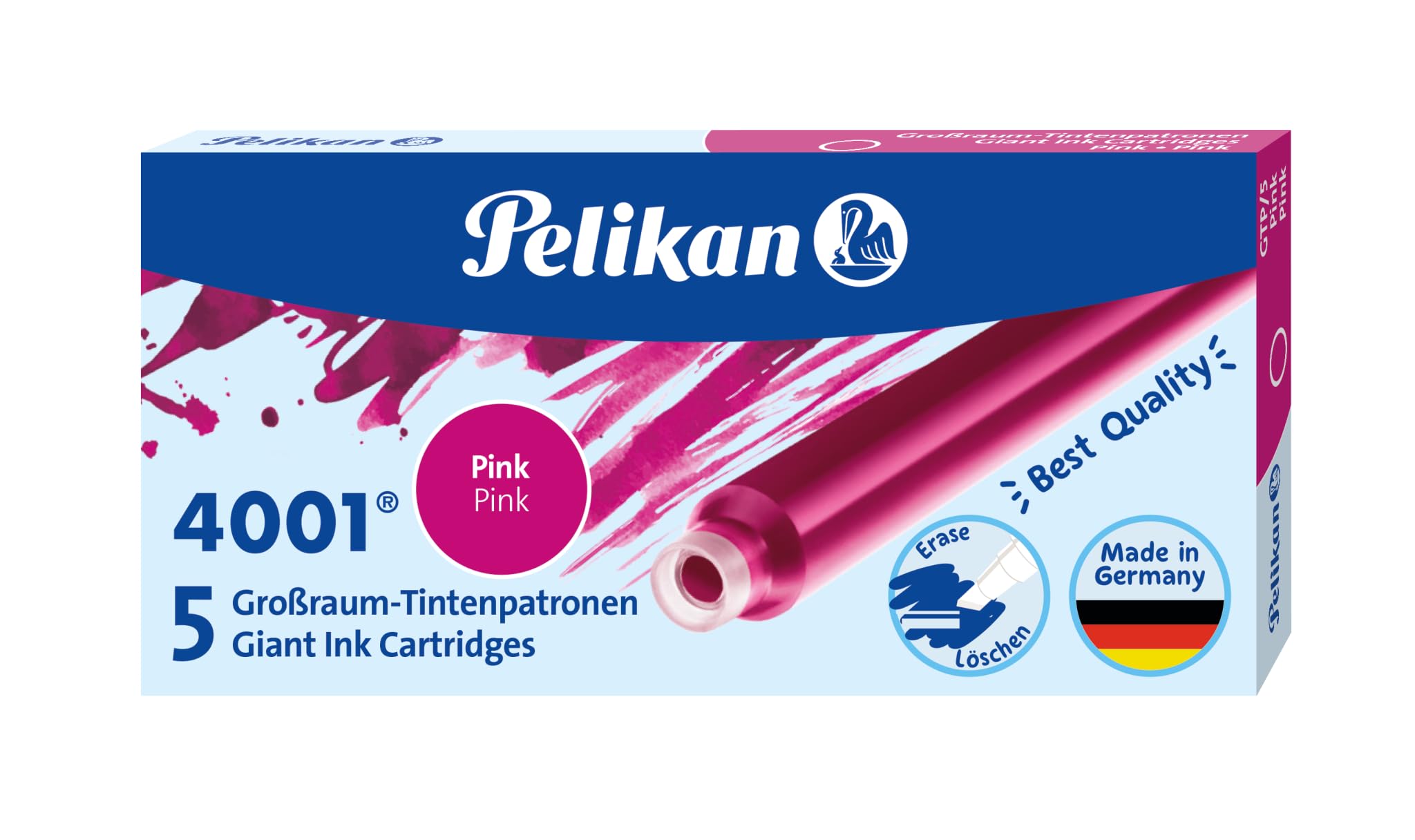 Pelikan Cartridge Ink 5-Pack &amp; 6-Pack for Smooth Writing