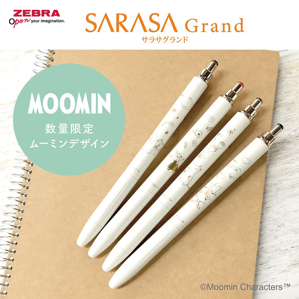 ZEBRA Sarasa Grand Gel Pen 0.5mm Limited Edition Moomin Designs