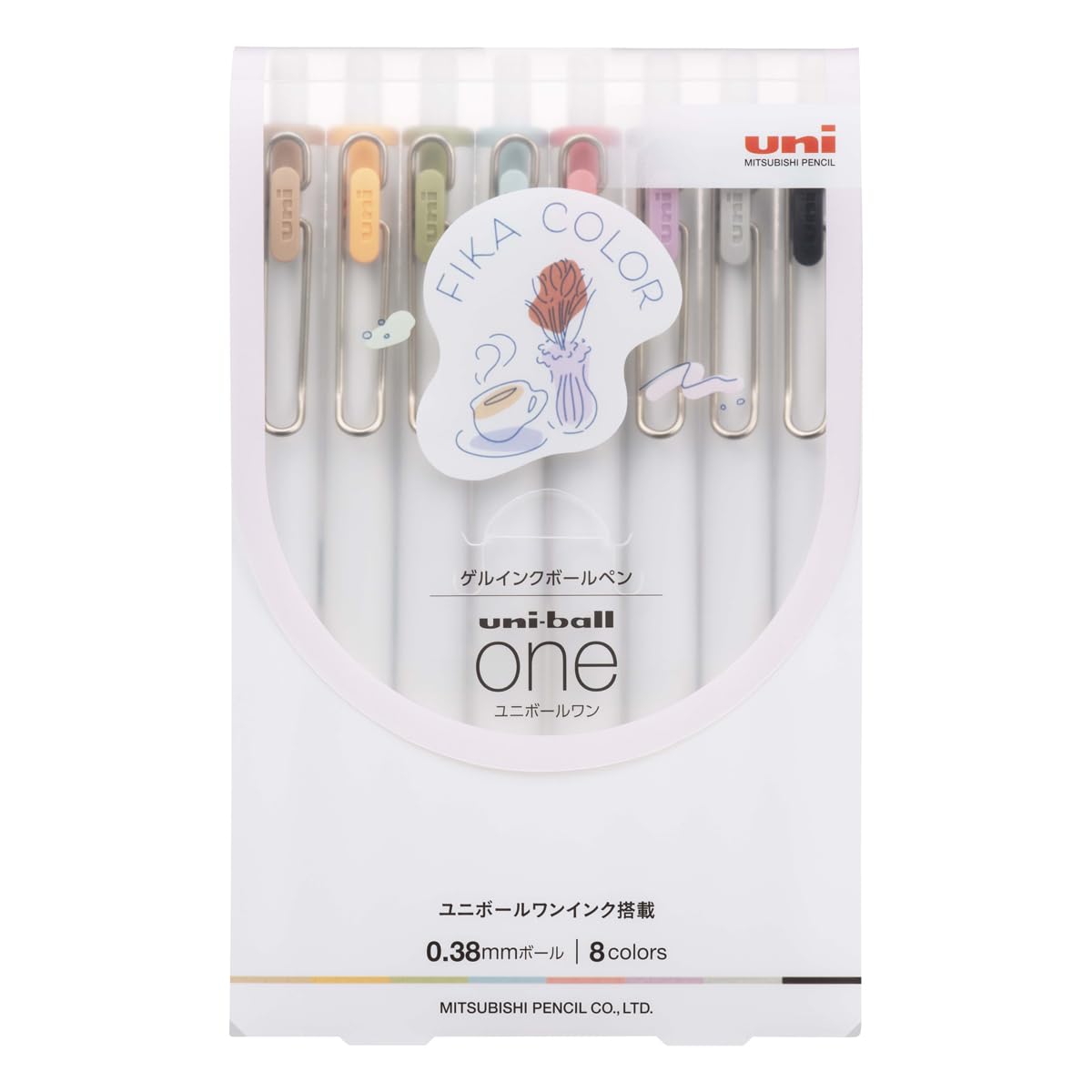 Mitsubishi Pencil Gel Ballpoint Pen Uniball One 0.38mm &amp; 0.5mm Sets