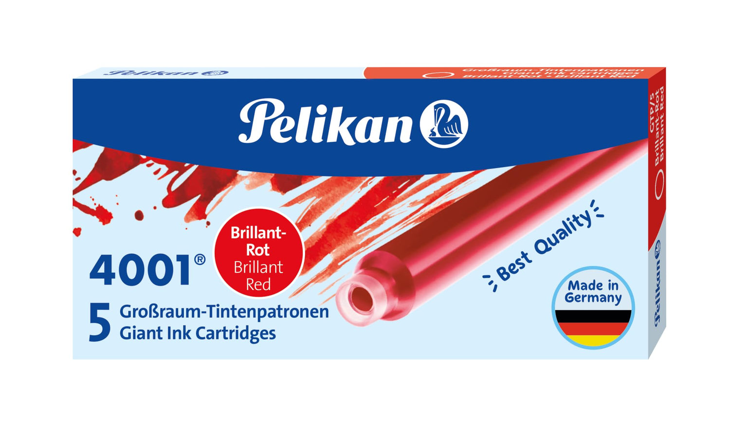 Pelikan Cartridge Ink 5-Pack &amp; 6-Pack for Smooth Writing