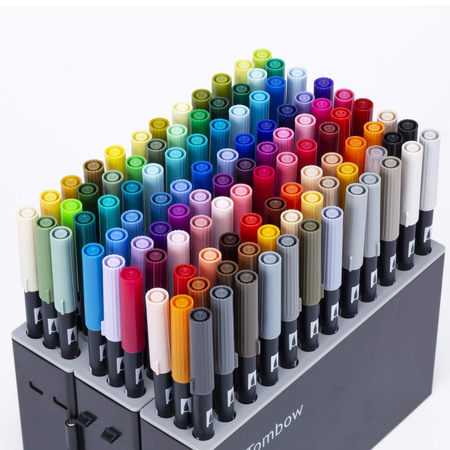 Tombow Dual Brush Pen Set &amp; Carrying Case for Creative Art Projects