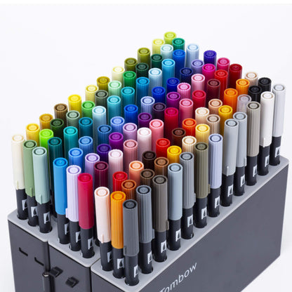 Tombow Dual Brush Pen Set &amp; Carrying Case for Creative Art Projects