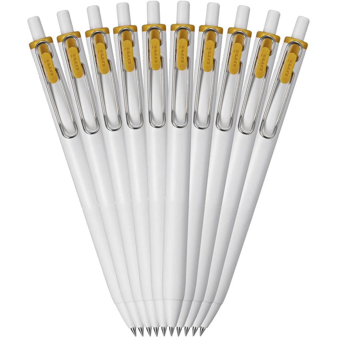 Mitsubishi Pencil Uni-ball One Gel Pen 0.38mm &amp; 0.5mm 3 Color Set &amp; 10 Pack