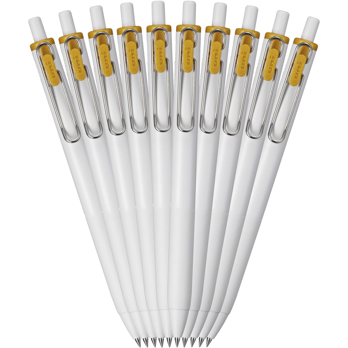 Mitsubishi Pencil Uni-ball One Gel Pen 0.38mm &amp; 0.5mm 3 Color Set &amp; 10 Pack