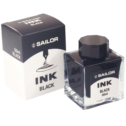 Sailor Fountain Pen Ink Bottle 50ml Black, Blue &amp; Blue Black