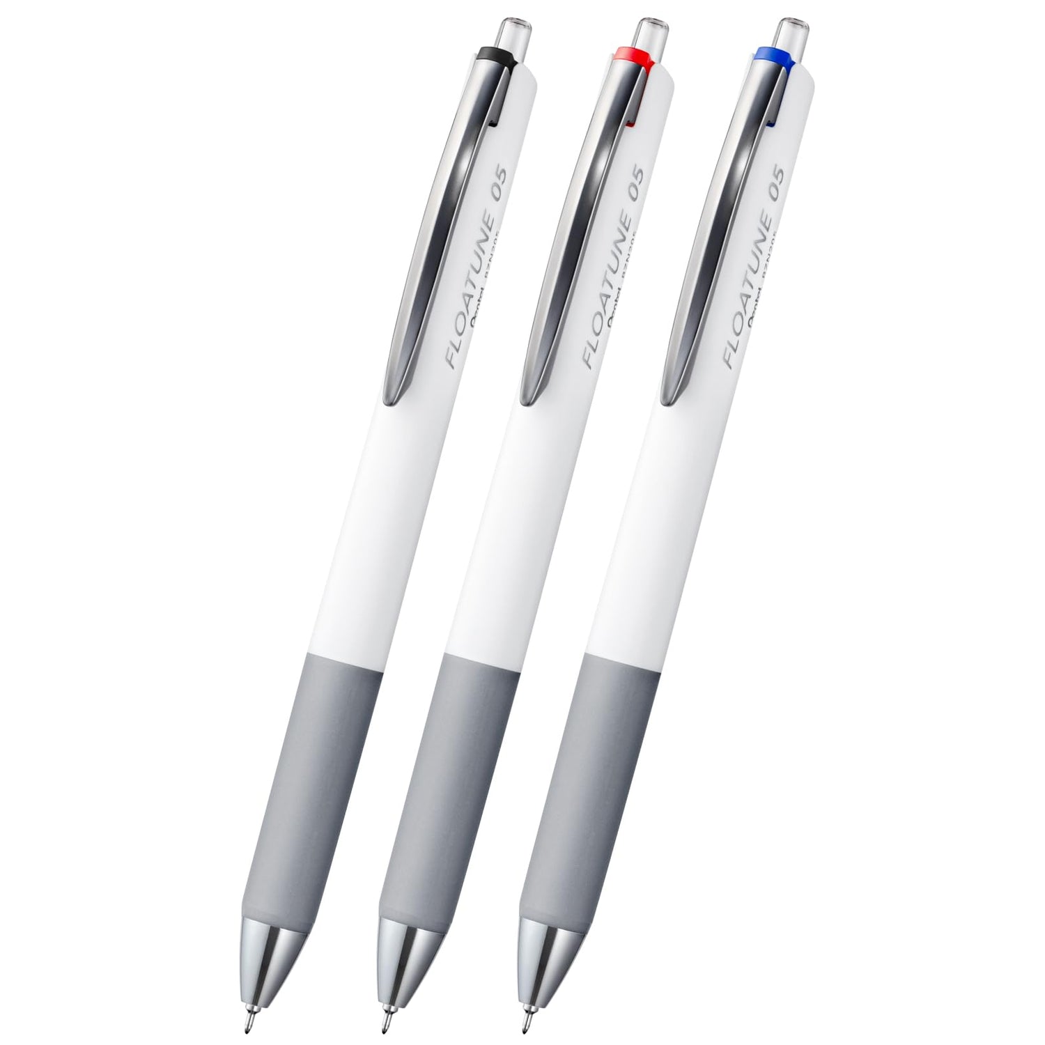 Pentel Flow Tune Ballpoint Pen Set Black Red Blue 0.3mm 0.4mm 0.5mm