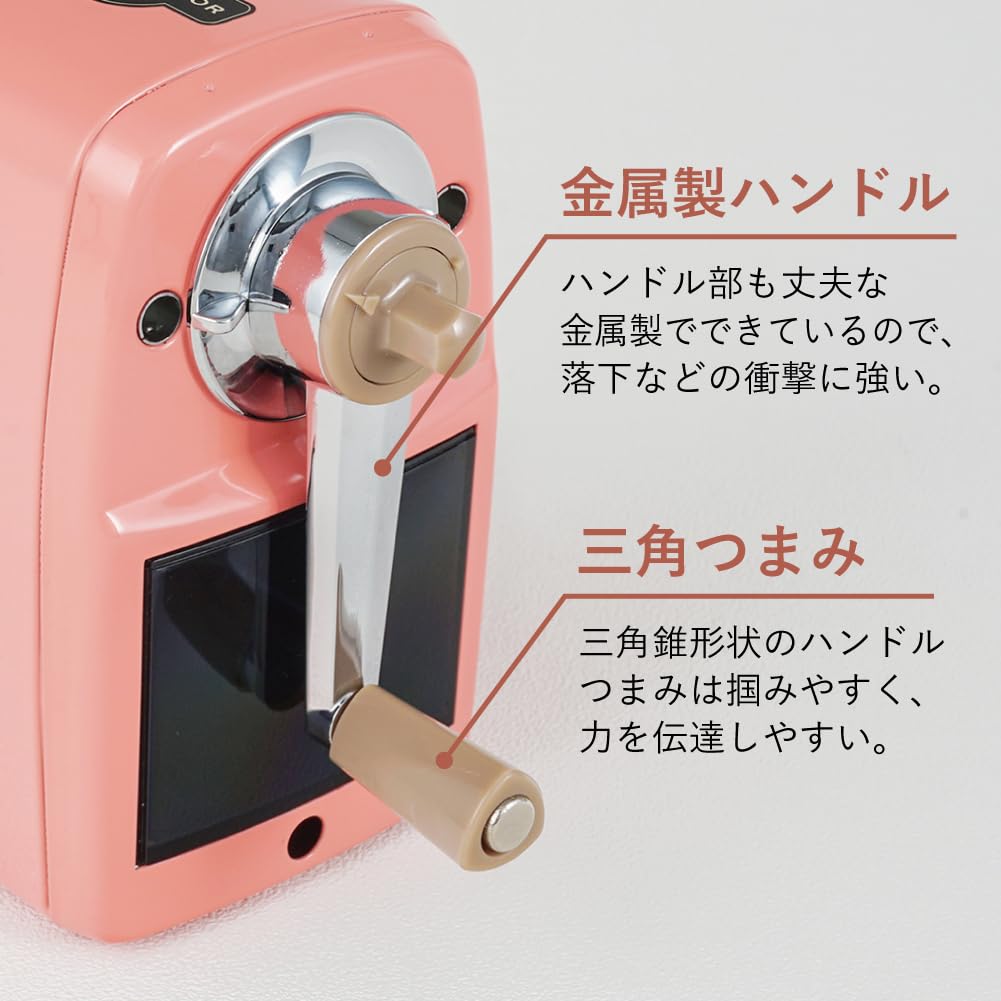 CARL Manual Pencil Sharpener with Adjustable Lead Options