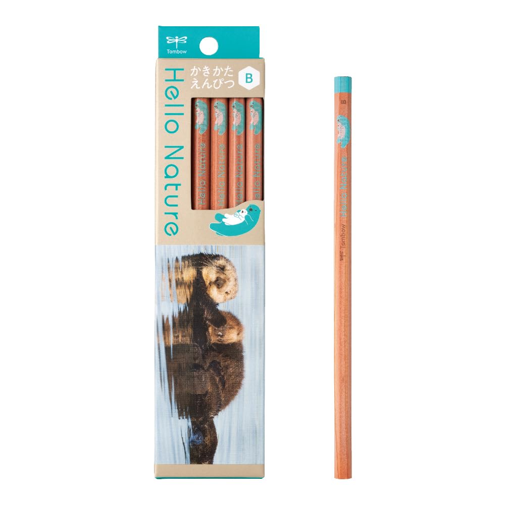 Tombow Writing Pencil B 12 Pack with Animal Designs