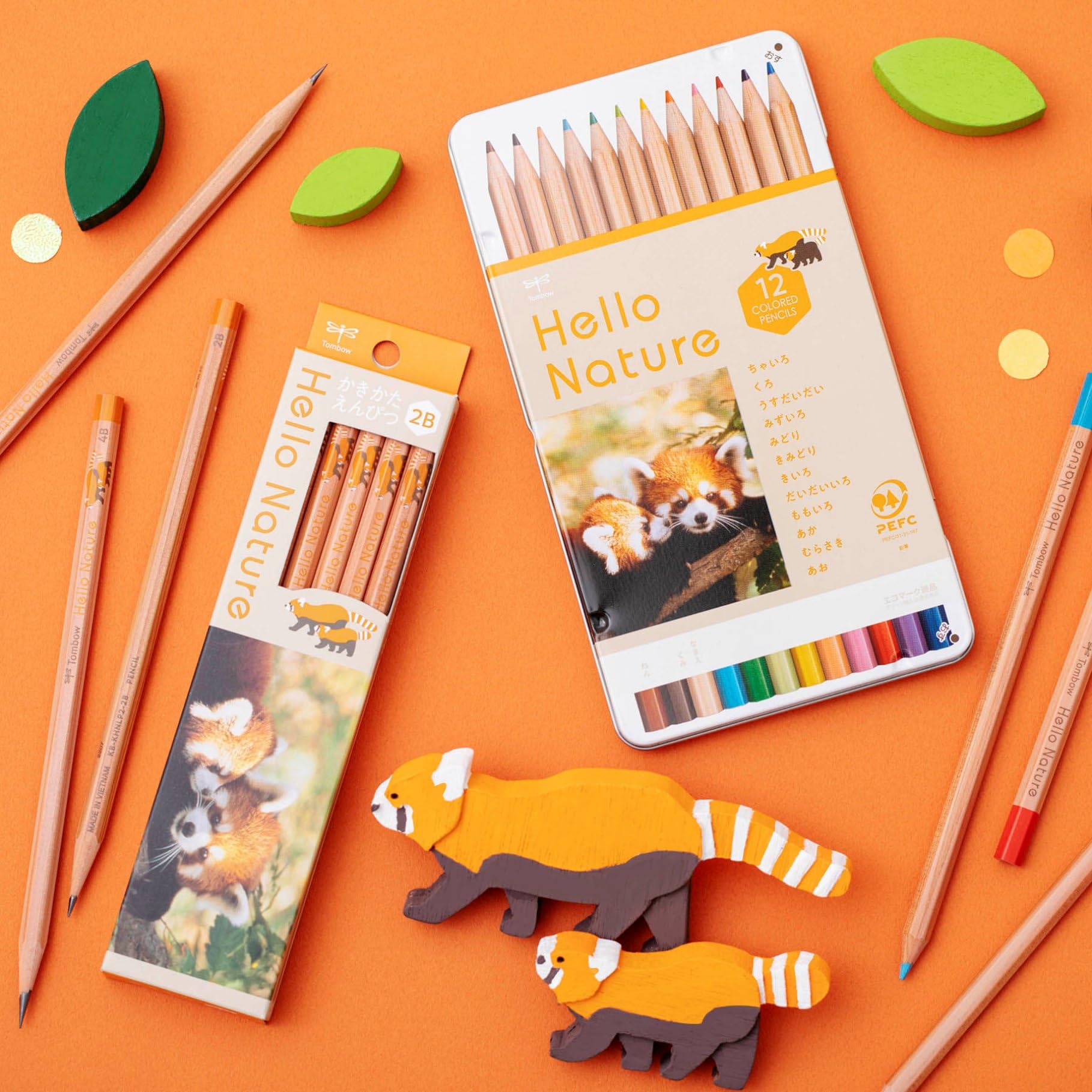 Tombow Writing Pencil B 12 Pack with Animal Designs