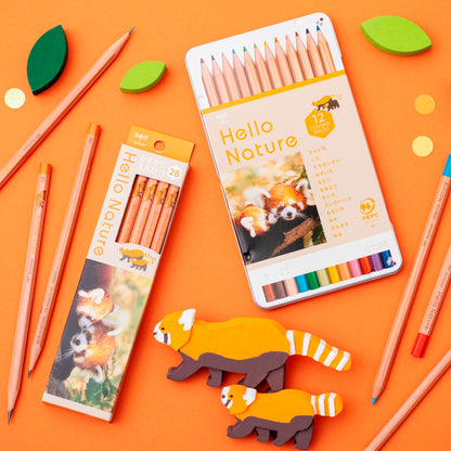 Tombow Writing Pencil B 12 Pack with Animal Designs