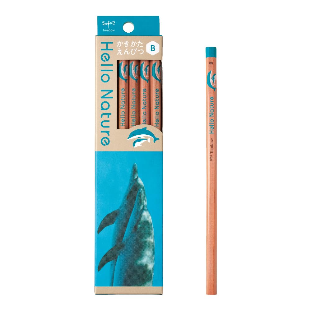 Tombow Writing Pencil B 12 Pack with Animal Designs