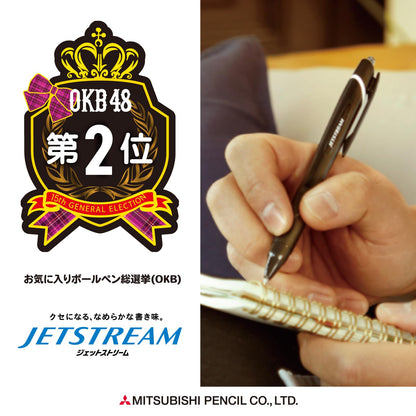 Mitsubishi Pencil Jetstream Standard Ballpoint Pen Set 0.7mm &amp; 0.38mm