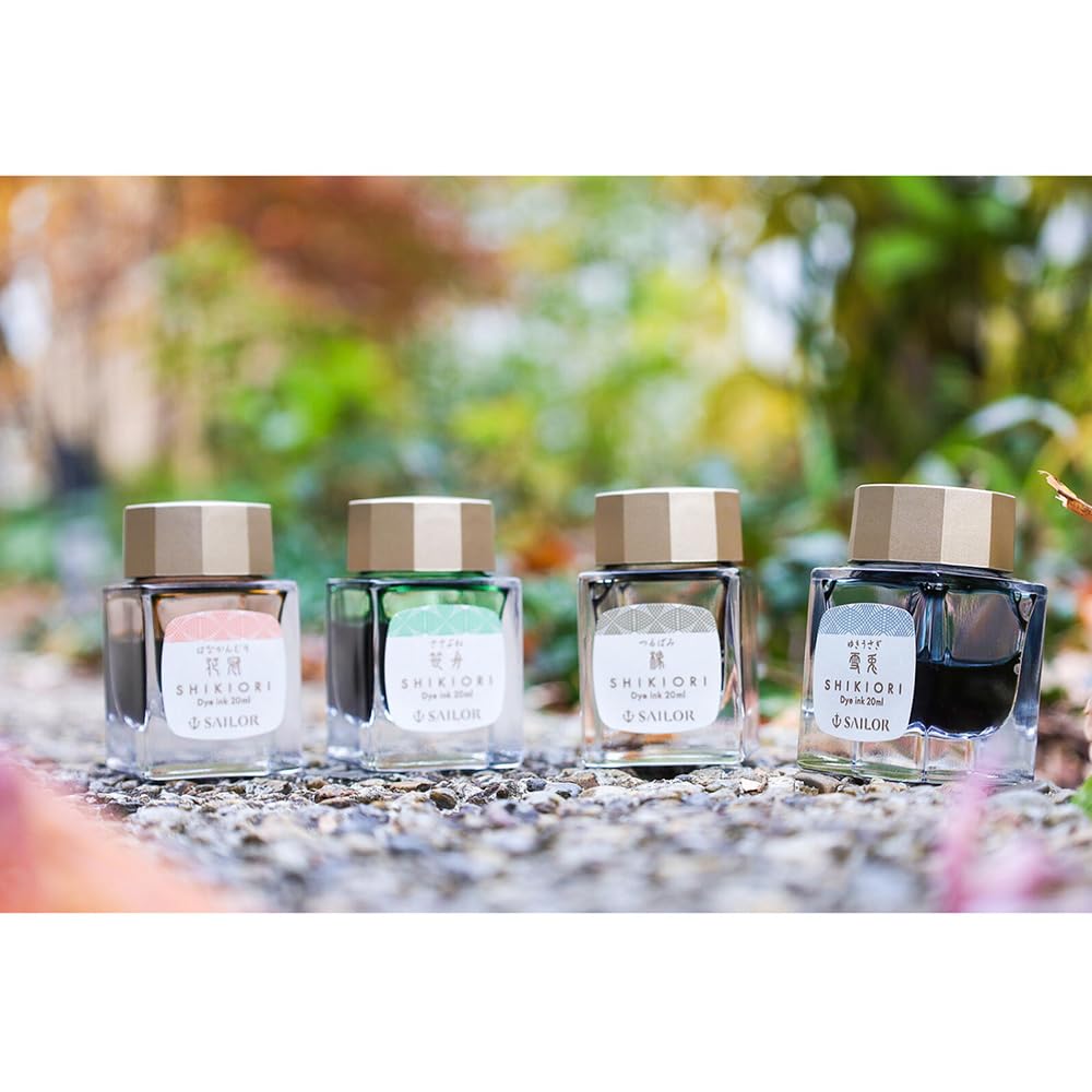 Sailor Fountain Pen Ink SHIKIORI 20ml - Natural Dye Variants