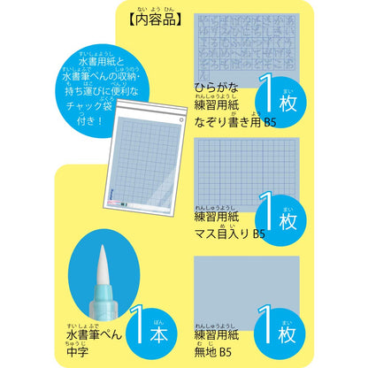 Kuretake Brush Pen Practice Set for Japanese Calligraphy