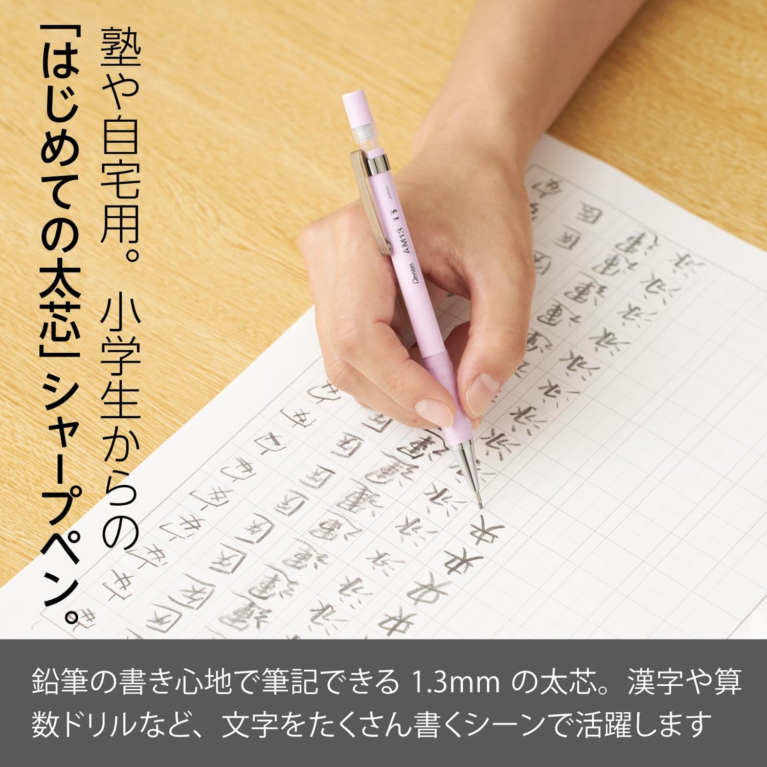 Pentel Mechanical Pencil Entry Set AMAIN Sharp 1.3mm