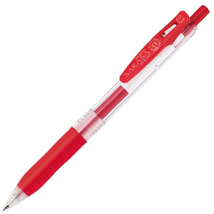 Zebra Gel Ballpoint Pen Sarasa Clip 0.3mm Pack of 10