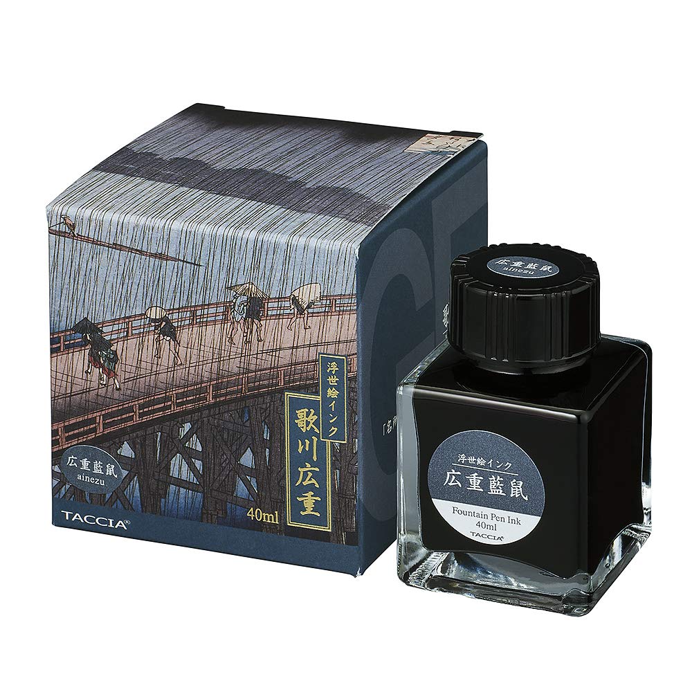 Nakabayashi TACCIA Ukiyo-e Fountain Pen Ink 12ml, 30ml, 50ml Options