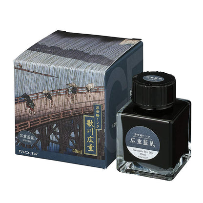 Nakabayashi TACCIA Ukiyo-e Fountain Pen Ink 12ml, 30ml, 50ml Options
