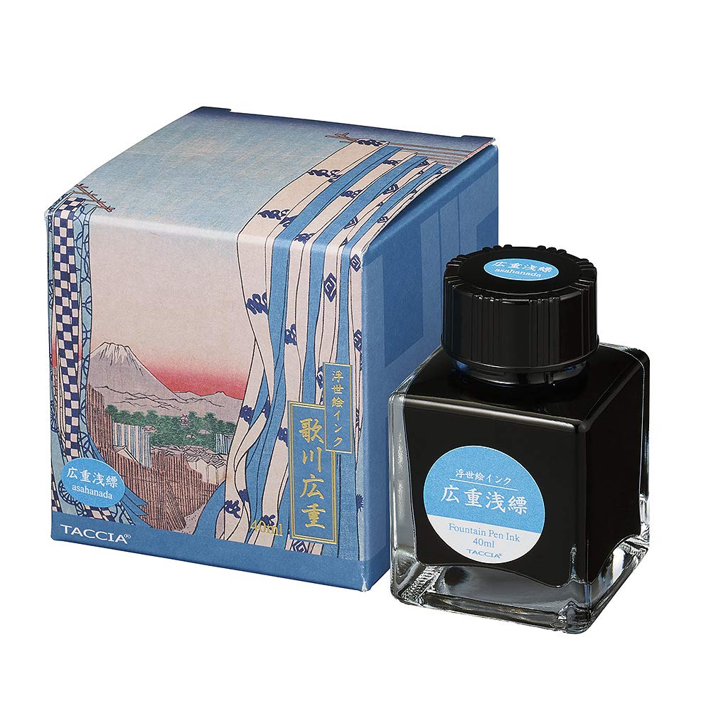Nakabayashi TACCIA Ukiyo-e Fountain Pen Ink 12ml, 30ml, 50ml Options