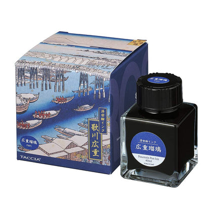 Nakabayashi TACCIA Ukiyo-e Fountain Pen Ink 12ml, 30ml, 50ml Options
