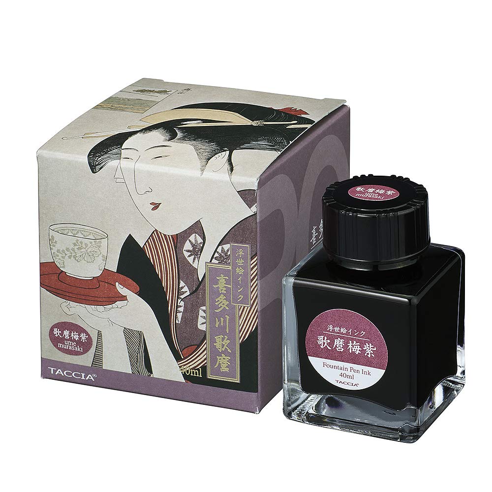 Nakabayashi TACCIA Ukiyo-e Fountain Pen Ink 12ml, 30ml, 50ml Options