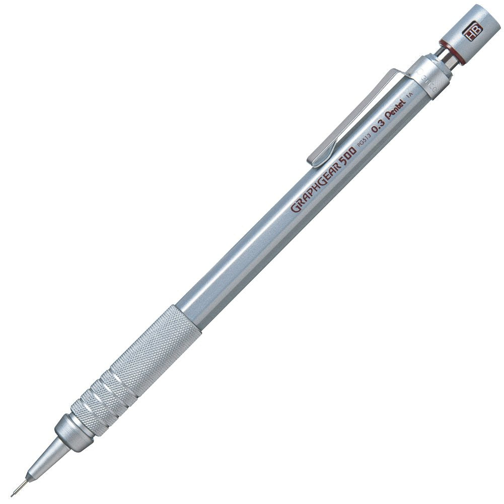 Pentel Graph Gear 500 Mechanical Pencil 0.3mm &amp; 0.5mm Precision