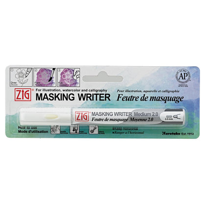 Kuretake ZIG Masking Writer Marker Medium, Fine &amp; Calligraphy Options