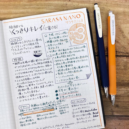 ZEBRA Sarasa Nano Gel Pen Set 0.3mm &amp; 0.38mm Variants