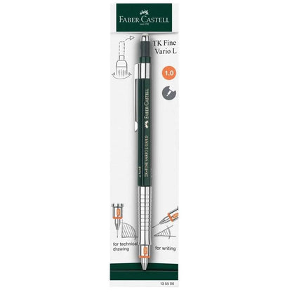 Faber-Castell TK-FINE Vario L Mechanical Pencil 0.3mm, 0.5mm, 0.9mm