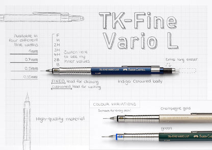 Faber-Castell Mechanical Pencil 0.5mm with Smooth Writing