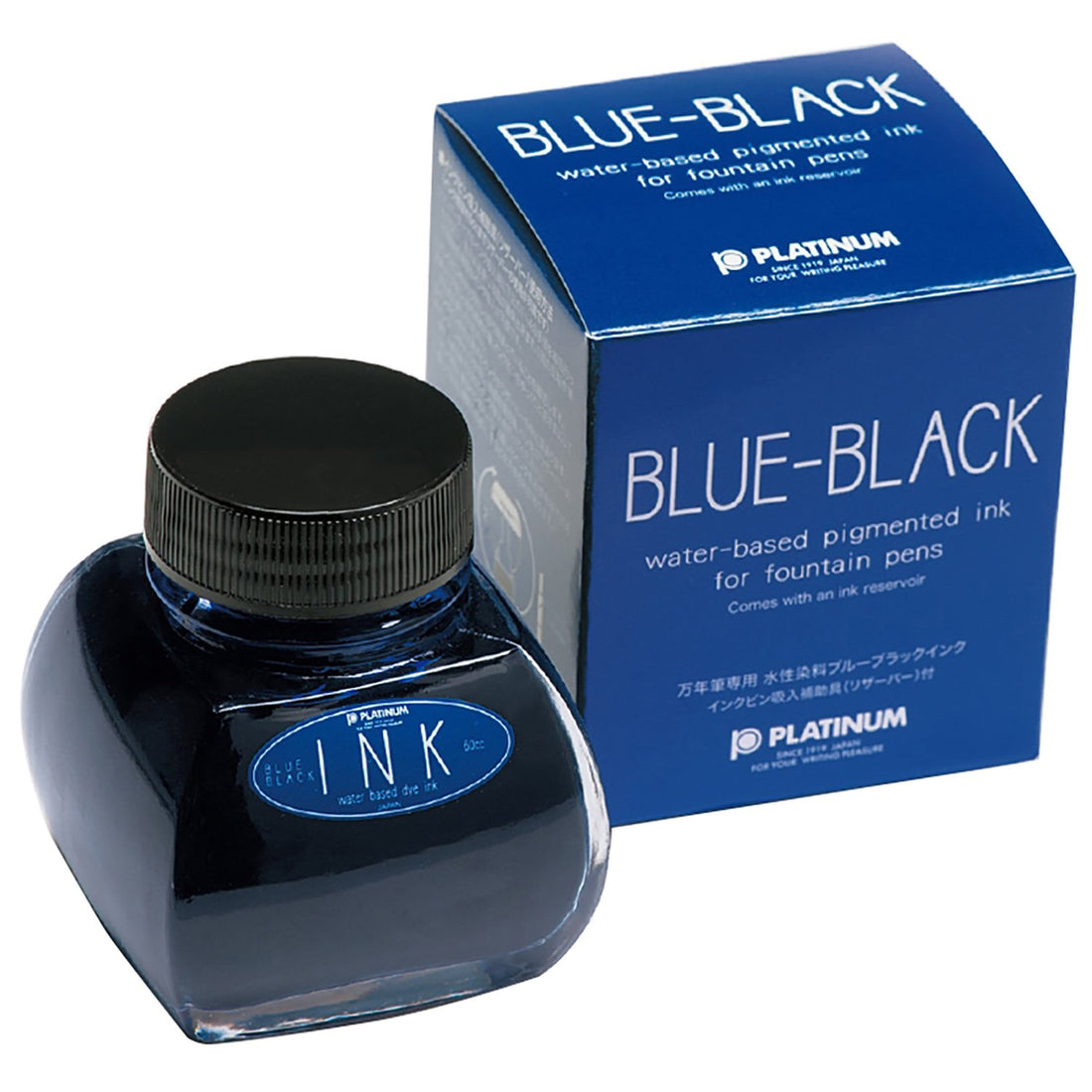 PLATINUM Fountain Pen Bottle Ink 60cc Blue Black &amp; Red