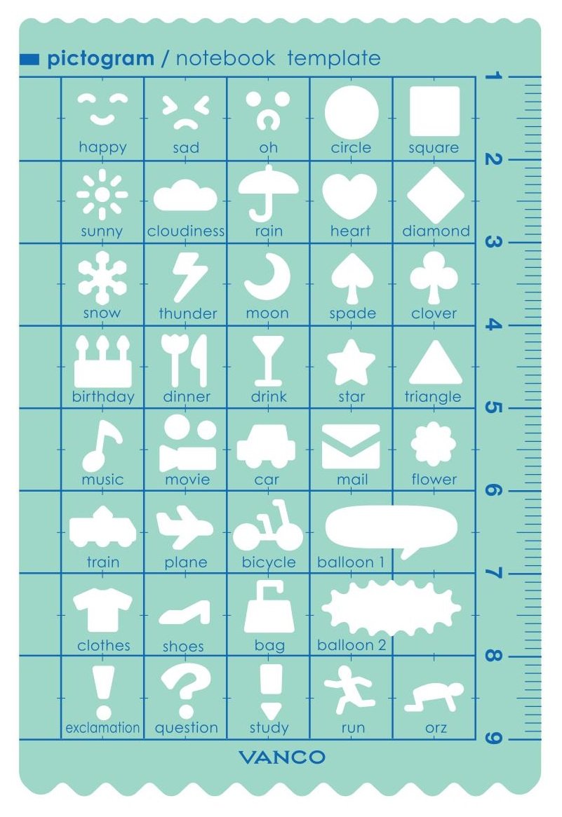 Vanco Notebook Template for Creative Planning &amp; Projects