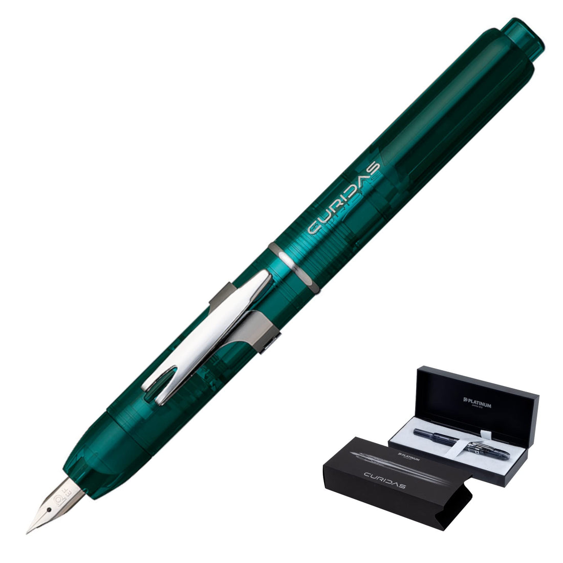 PLATINUM Curidas Fountain Pen with Fine, Medium & Extra Fine Nibs