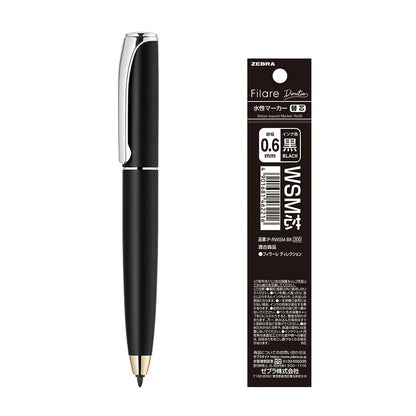 ZEBRA Water-Based Pen &amp; Refill Set with Various Barrel Options