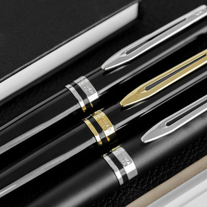 WATERMAN Expert Essential Ballpoint Pen Matte Black CT &amp; Black CT &amp; Metallic CT
