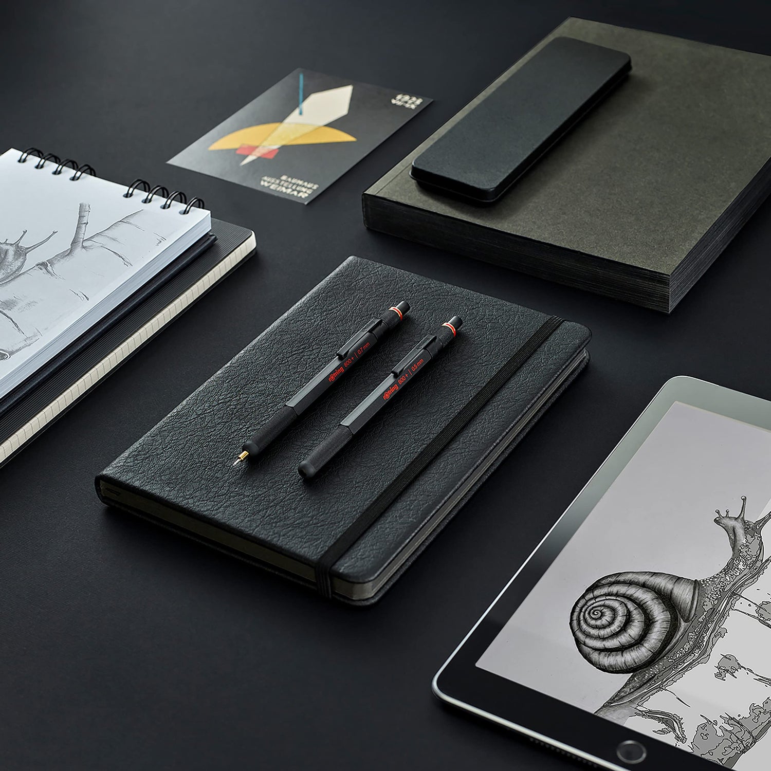 Rotring 800+ Mechanical Pencil &amp; Stylus 0.5mm &amp; 0.7mm