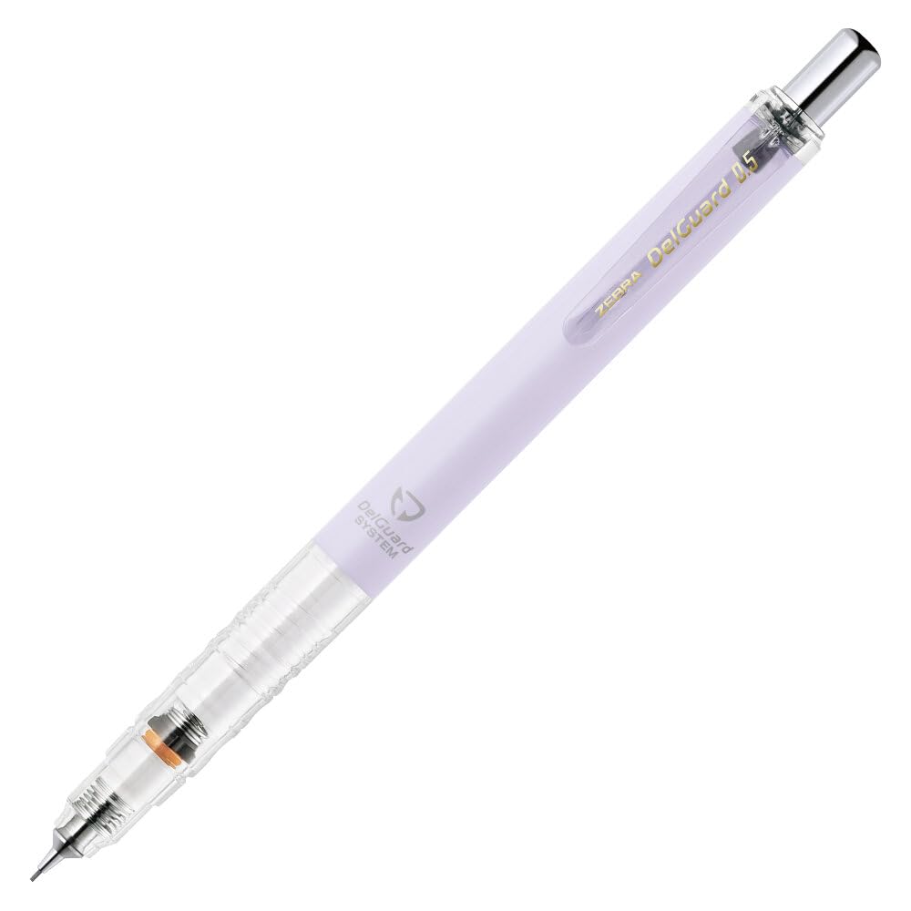 ZEBRA DelGuard Mechanical Pencil 0.5mm Soft Pastel Colors