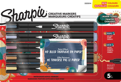 Sharpie Acrylic Markers Set with Various Color Options for Art Projects