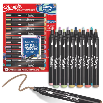 Sharpie Acrylic Markers Set with Various Color Options for Art Projects