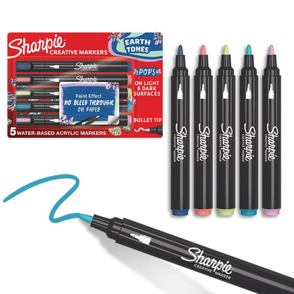 Sharpie Acrylic Markers Set with Various Color Options for Art Projects