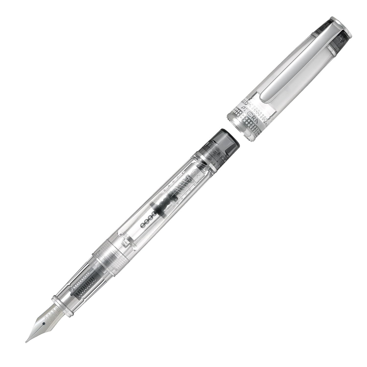 PILOT Prera Fountain Pen &amp; Calligraphy Pen Transparent Black Nib Options