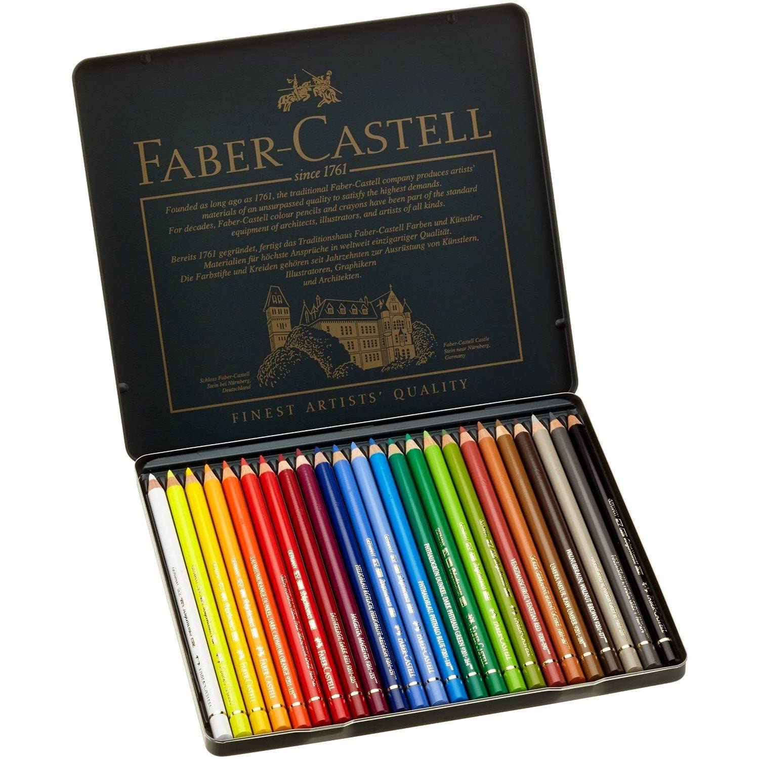 Faber-Castell Polychromos Colored Pencils Set of 20 &amp; 24 Colors