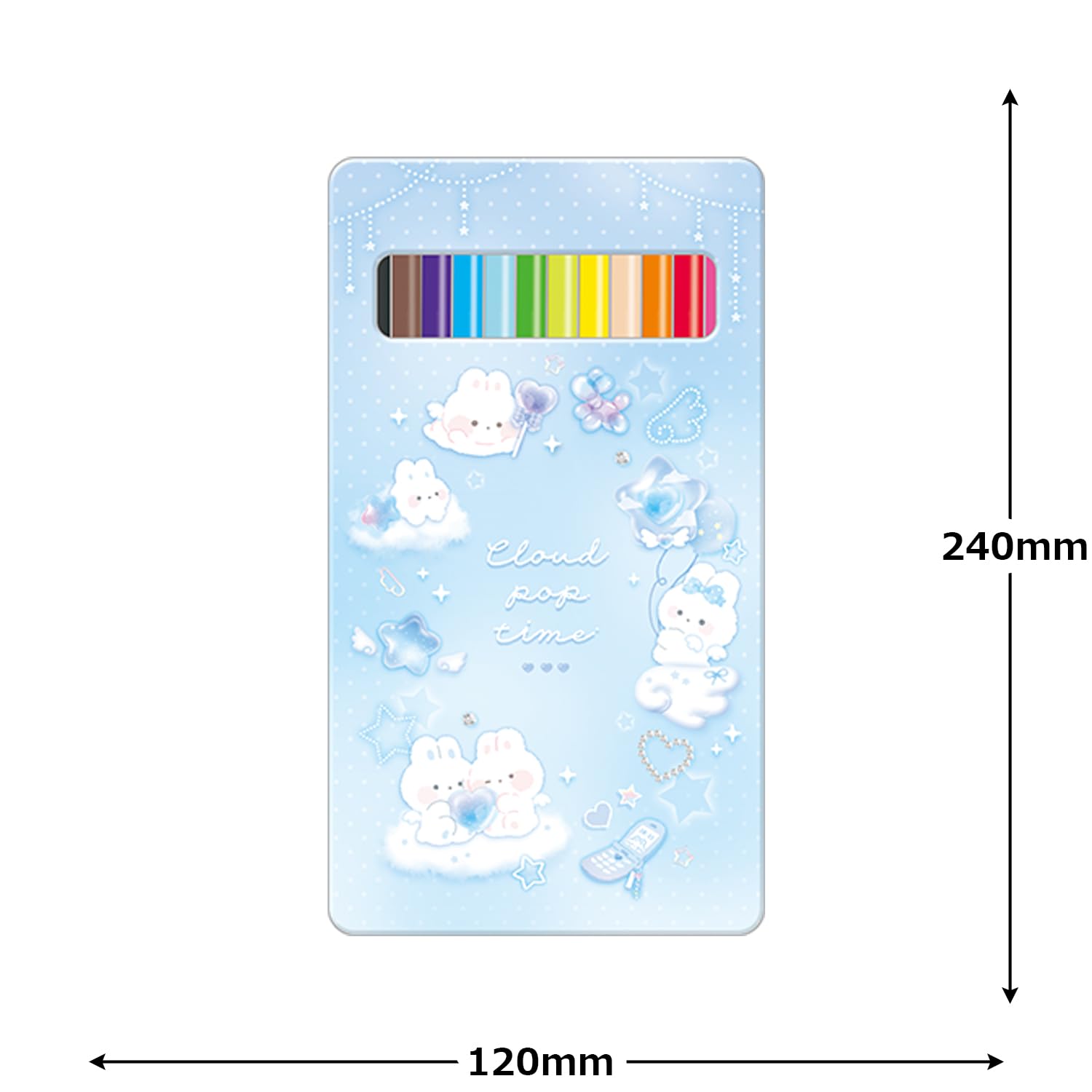 Q-LiA Colored Pencils Set of 12 for Creative Art