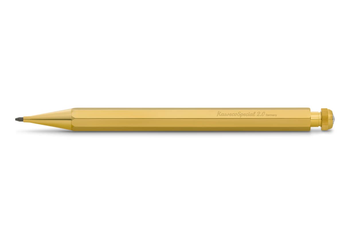 Kaweco Special Brass Mechanical Pencil 2.0mm &amp; 0.7mm for Precision Writing