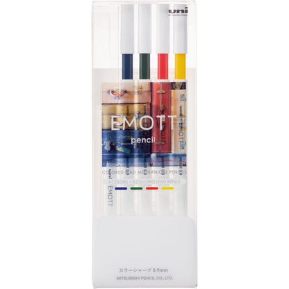Mitsubishi Pencil EMOTT 0.9mm Color Lead Pencil Sets