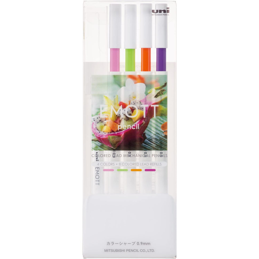 Mitsubishi Pencil EMOTT 0.9mm Color Lead Pencil Sets