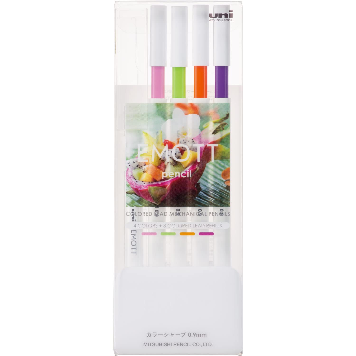 Mitsubishi Pencil EMOTT 0.9mm Color Lead Pencil Sets