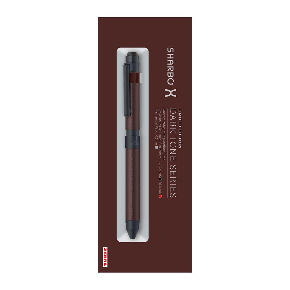 ZEBRA Multi-Function Pen Sharbo X ST3 Dark Tone Series