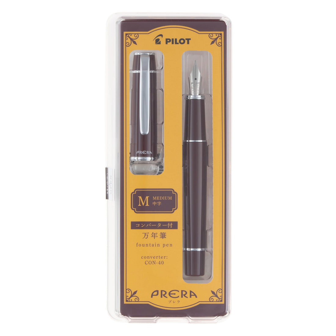 PILOT Prera &amp; Preppy Fountain Pens with Fine and Medium Points